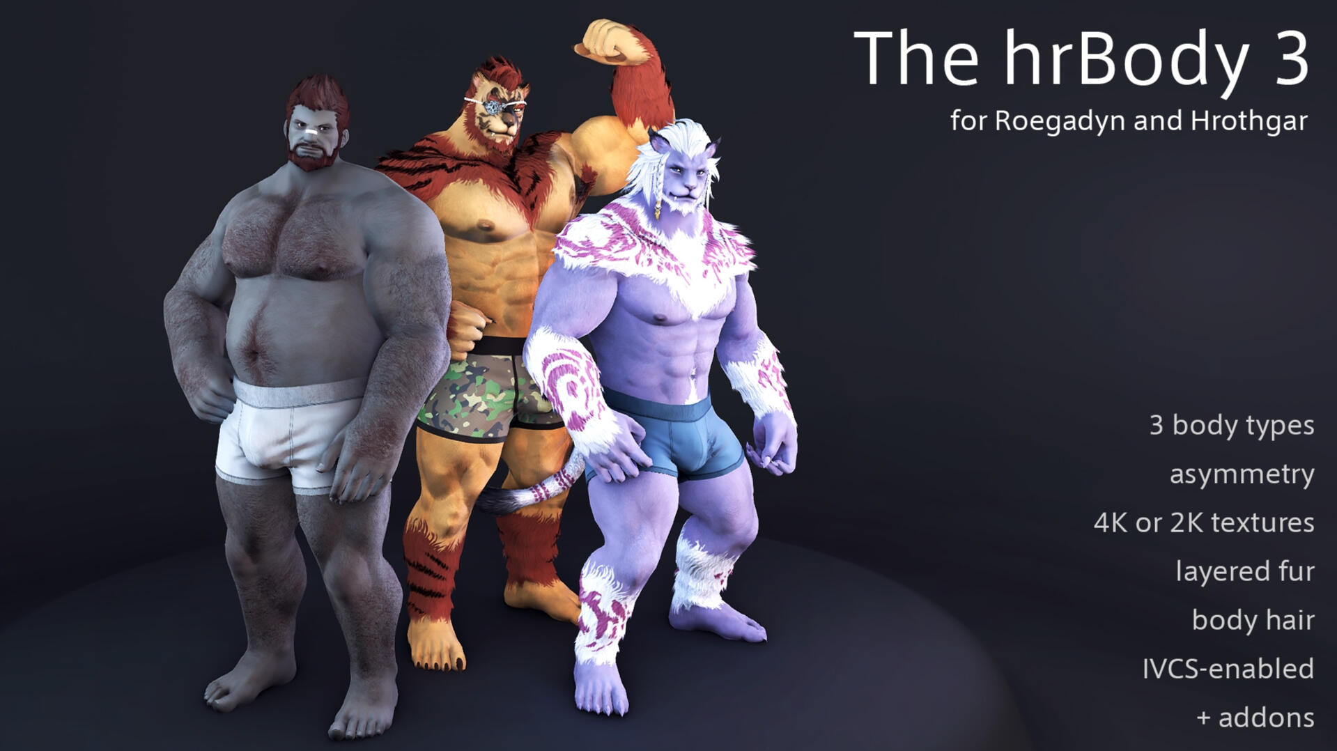The hrBody 3 - Hrothgar and Roegadyn body mod