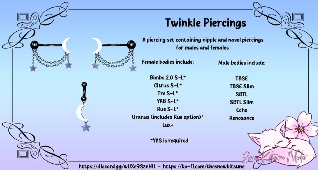 [SKM] Twinkle Piercings