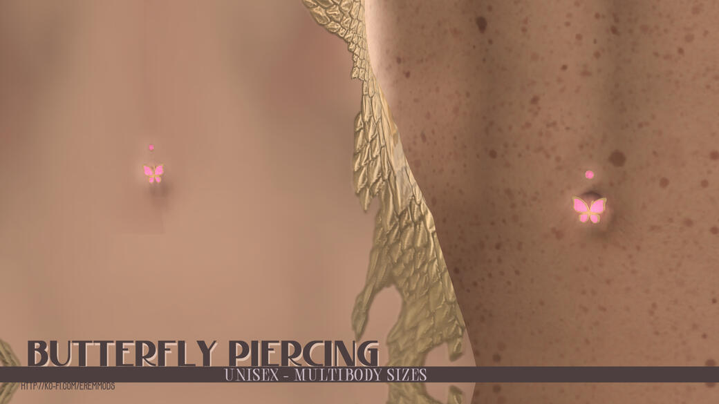 Butterfly Piercing [ Unisex ]