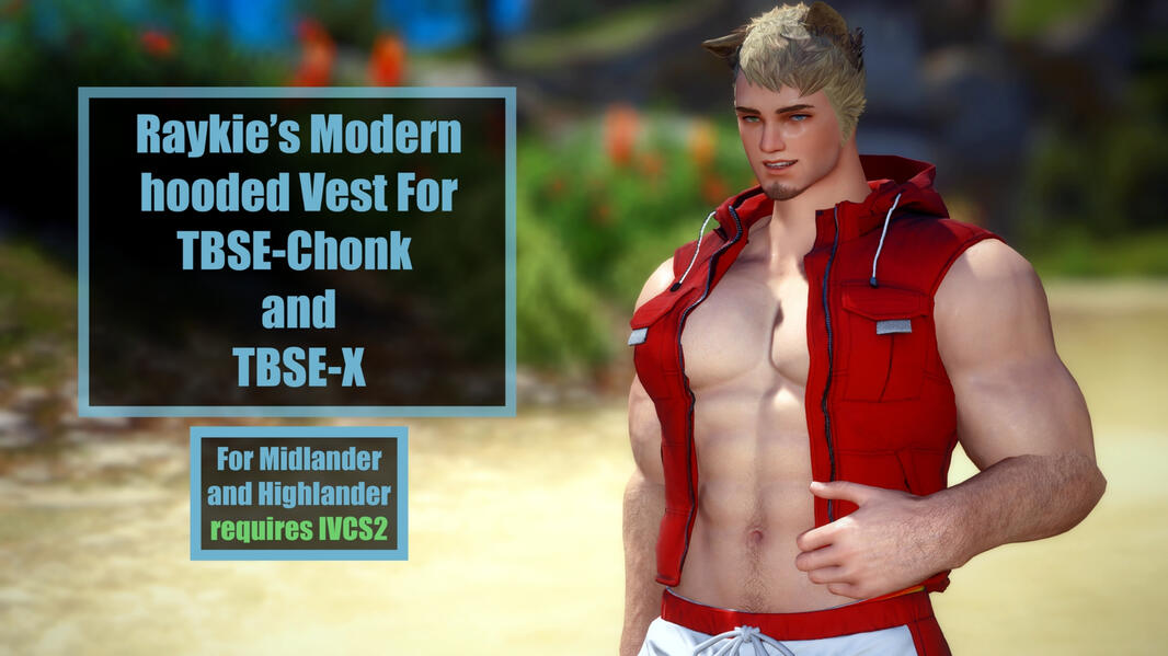 Raykie’s Modern hooded Vest For TBSE-Chonk and TBSE-X (IVCS2)